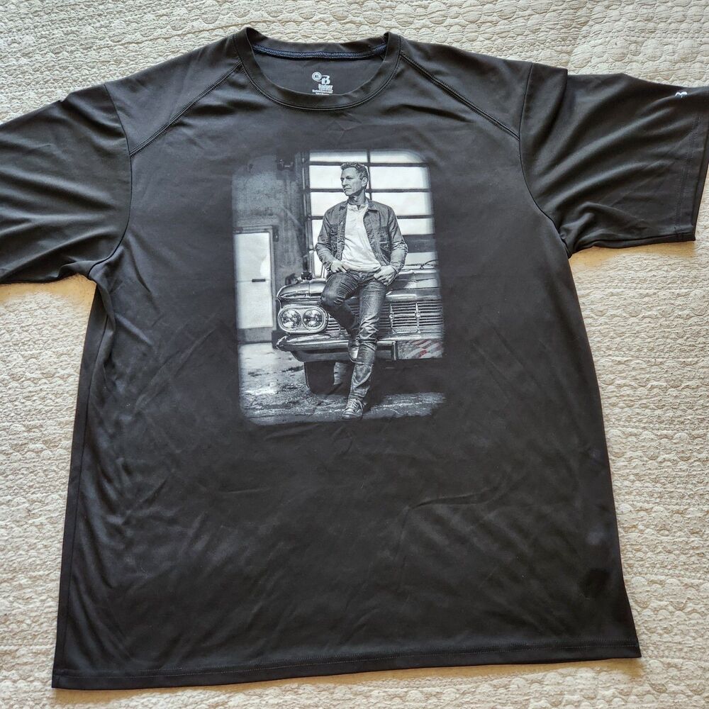Craig Morgan 2021 Tour Tee Shirt XL Extra Large Black Badger Sport Soft T-Shirt